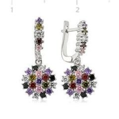 GUMUSH 925 Gümüş Zirkon Taşlı Küpe | SET101137E