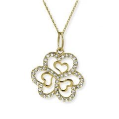 Myra Gold Zirkon Taşlı 14 Ayar Altın Kolye