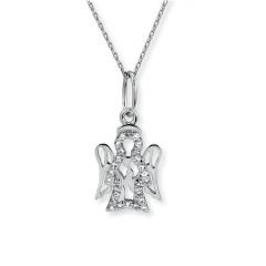 Myra Gold Zirkon Taşlı 14 Ayar Altın Melek Kolye