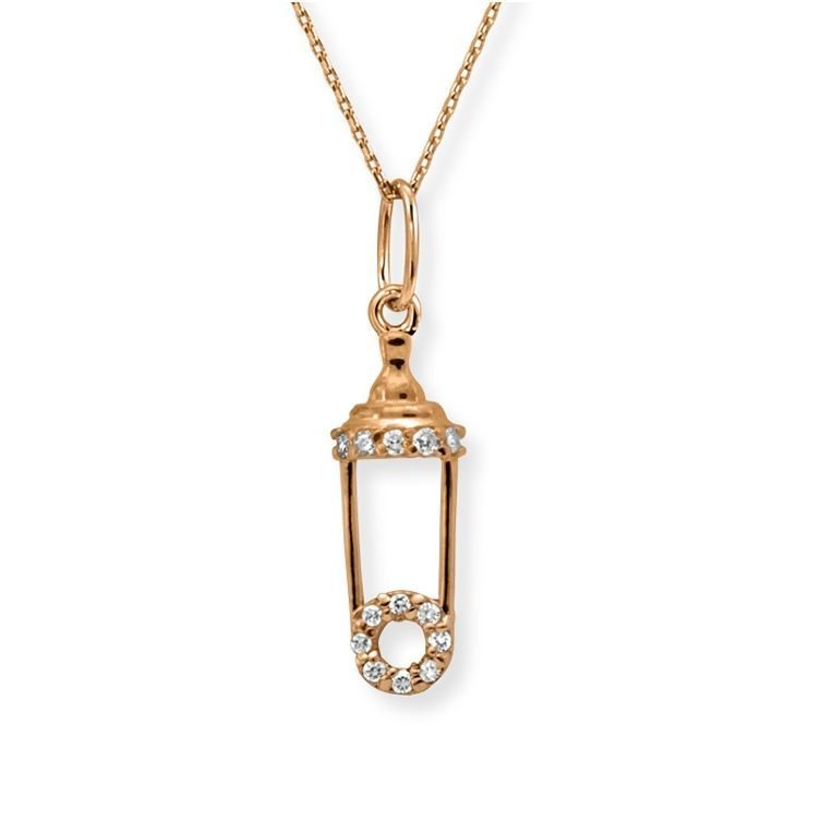 Myra Gold Zirkon Taşlı 14 Ayar Altın Kolye