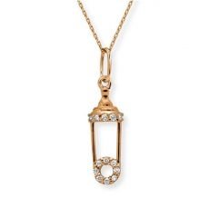 Myra Gold Zirkon Taşlı 14 Ayar Altın Kolye