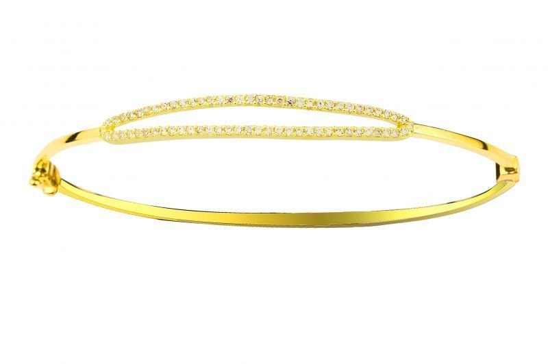 Altın Taşlı Bilezik Blz200141 Melis Gold