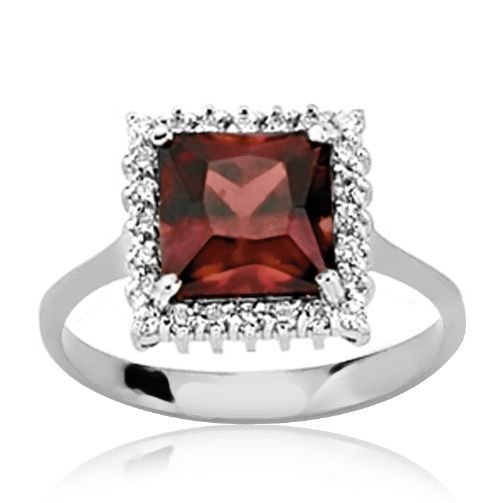 Myra Gold Garnet Fantazi Yüzük