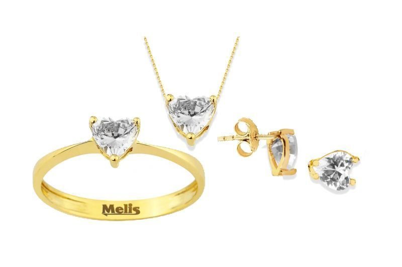 Altın Kalpli Takım / Set AS000015 Melis Gold