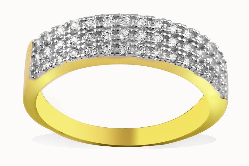 Altın Taşlı Yüzük AY0000142  Melis Gold