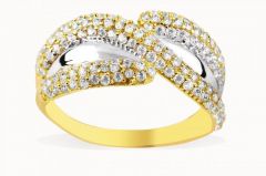 Altın Taşlı Yüzük AY0000144 Melis Gold