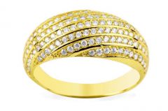 Altın Taşlı Yüzük AY0000146  Melis Gold