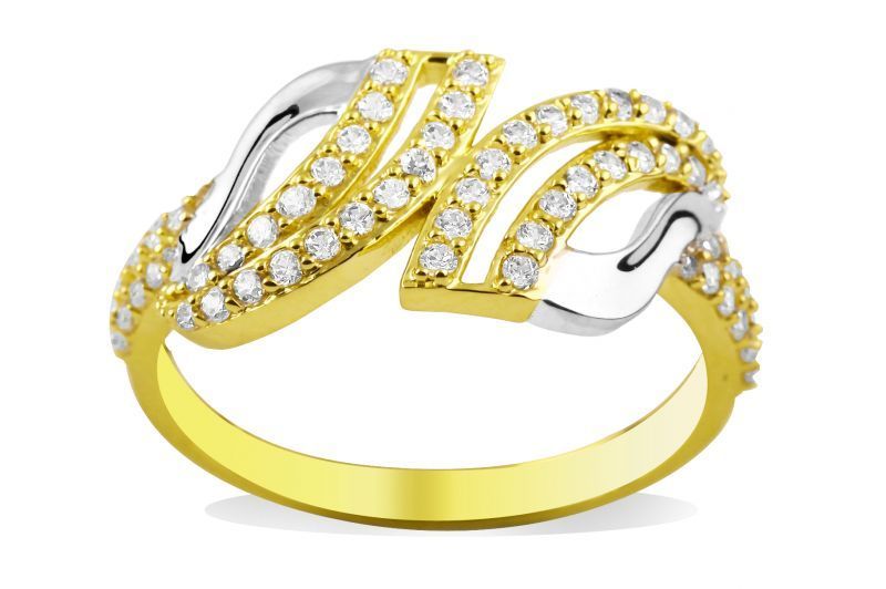 Altın Taşlı Yüzük AY0000148 Melis Gold