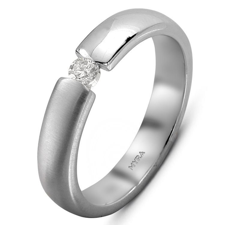 Myra Gold 0.12 ct. Pırlanta Tektaş Yüzük