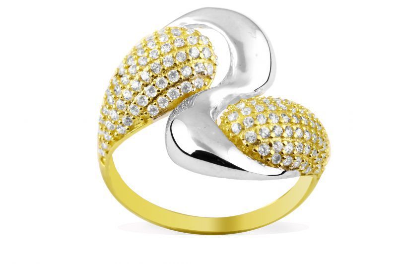 Altın Taşlı Yüzük AY0000152 Melis Gold