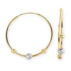 Myra Gold Halka Altın Küpe