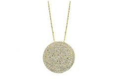Altın Taşlı  Kolye Kly00454 Melis Gold
