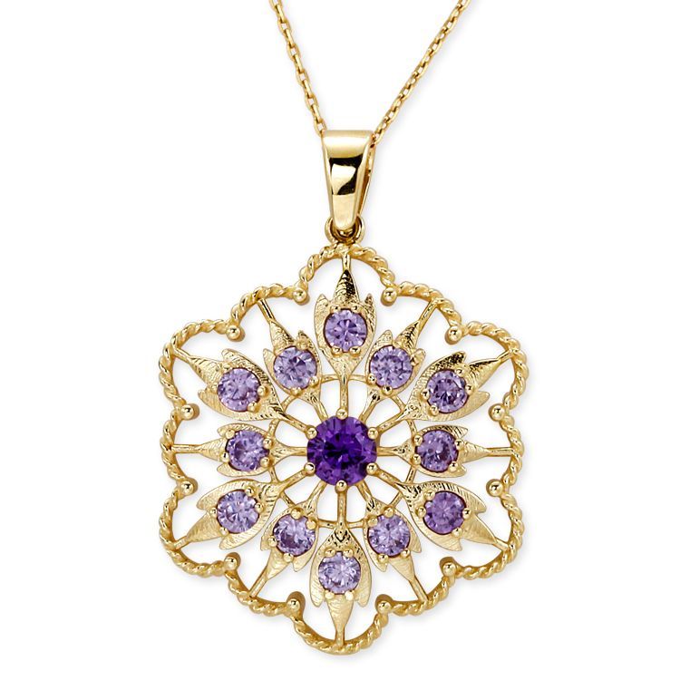 Myra Gold 14 K Altın Fantazi Kolye