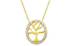 Altın Ağaç Kolye Kly00463 Melis Gold