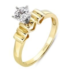 Myra Gold Zirkon Taşlı Tektaş Yüzük