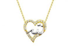 Altın Kalp  Kolye Kly00468 Melis Gold