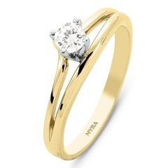 Myra Gold Tektaş Yüzük