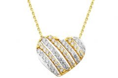 Altın Kalp  Kolye Kly00469 Melis Gold