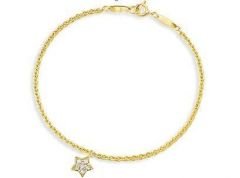 Altın Yıldızlı Zincirli  Bileklik ZB000090 Melis Gold