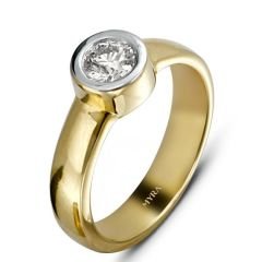 Myra Gold 0.55 ct Sıvama Pırlanta Tektaş Yüzük