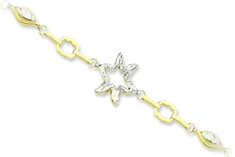 Altın yıldızlı Bileklik Blk00125 Melis Gold