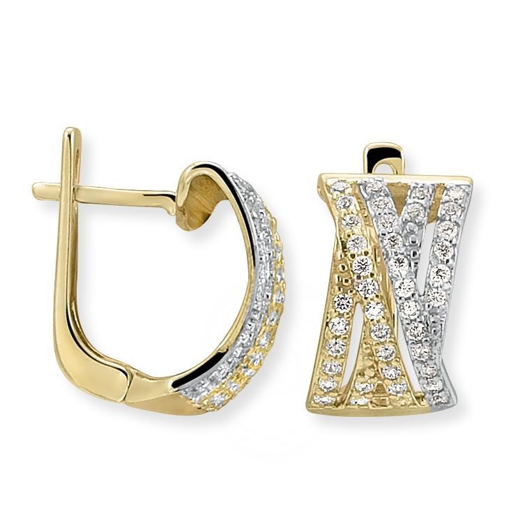 Myra Gold Zirkon Taşlı Altın Küpe