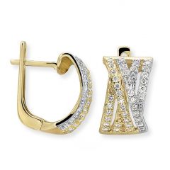Myra Gold Zirkon Taşlı Altın Küpe