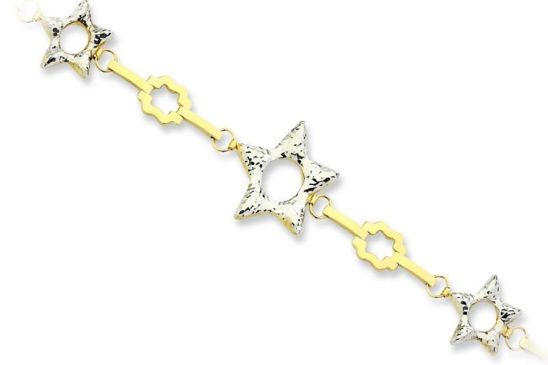 Altın yıldızlı Bileklik Blk00131 Melis Gold
