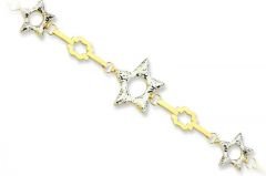 Altın yıldızlı Bileklik Blk00131 Melis Gold