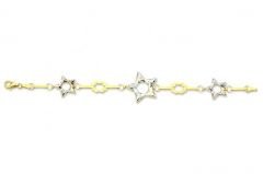 Altın yıldızlı Bileklik Blk00131 Melis Gold