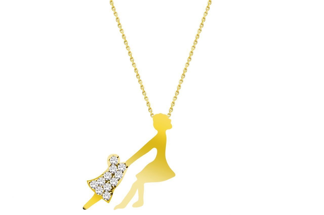 Altın  Kolye Melis Gold KLY00493