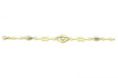 Altın Taşlı Bileklik Blk20031  Melis Gold