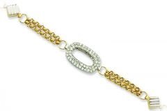 Altın Taşlı Bileklik Blk20033  Melis Gold