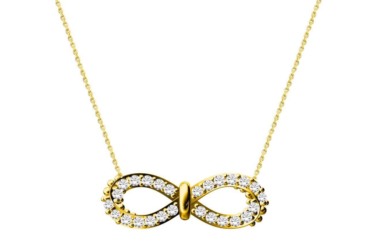 Altın Sonsuzluk Kolye Melis Gold Kly00497