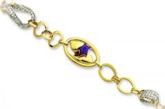 Altın Taşlı Yıldız Bileklik Blk20038  Melis Gold