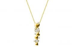 Altın Kalpli Kolye Melis Gold Kly00499