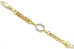 Altın Taşlı Bileklik Blk20041  Melis Gold