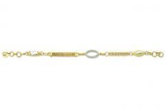Altın Taşlı Bileklik Blk20041  Melis Gold