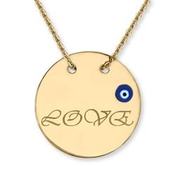 Myra Gold Altın Fantazi Plaka Kolye
