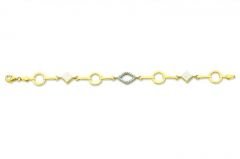 Altın Taşlı Bileklik Blk20042  Melis Gold