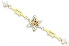Altın Taşlı Yıldız Bileklik Blk20043  Melis Gold