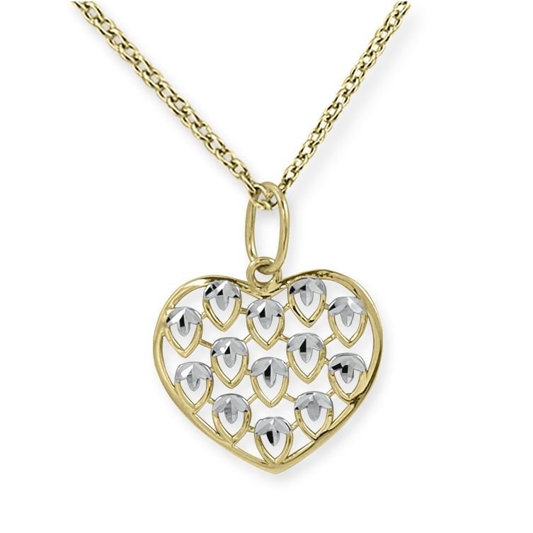 Myra Gold Kalp Kolye