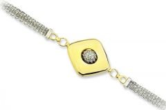 Altın Taşlı Bileklik Blk20050 Melis Gold