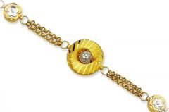 Altın Taşlı Bileklik Blk20051 Melis Gold
