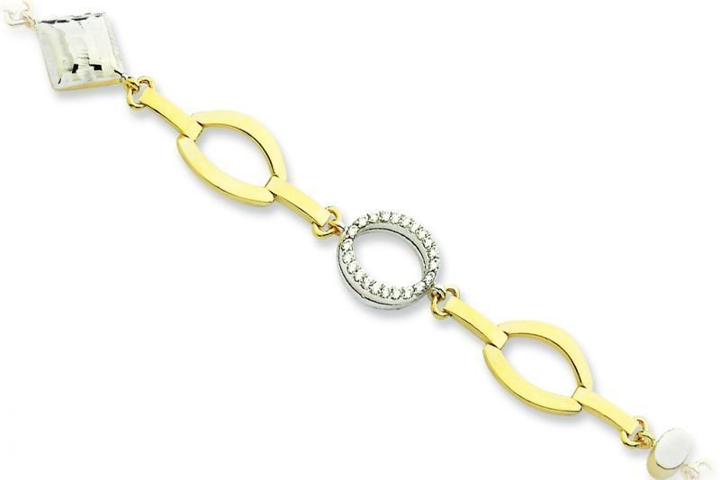Altın Taşlı Bileklik Blk20052 Melis Gold