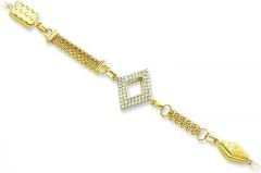 Altın Taşlı Bileklik Blk20053 Melis Gold