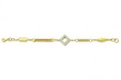 Altın Taşlı Bileklik Blk20053 Melis Gold