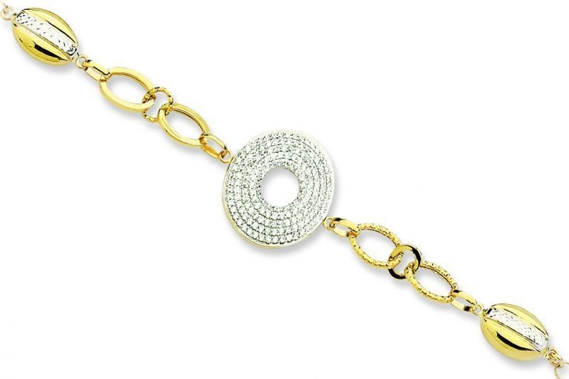 Altın Taşlı Bileklik Blk20054 Melis Gold