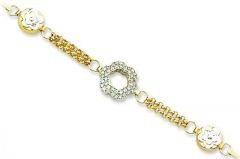 Altın Taşlı Bileklik Blk20055 Melis Gold