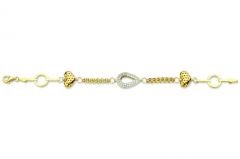 Altın Taşlı Bileklik Blk20057 Melis Gold
